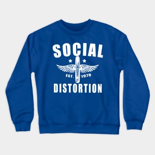 social 1978 distortion 3 Crewneck Sweatshirt